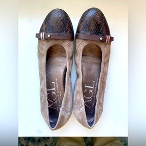 AGL Leather Ballet Flats